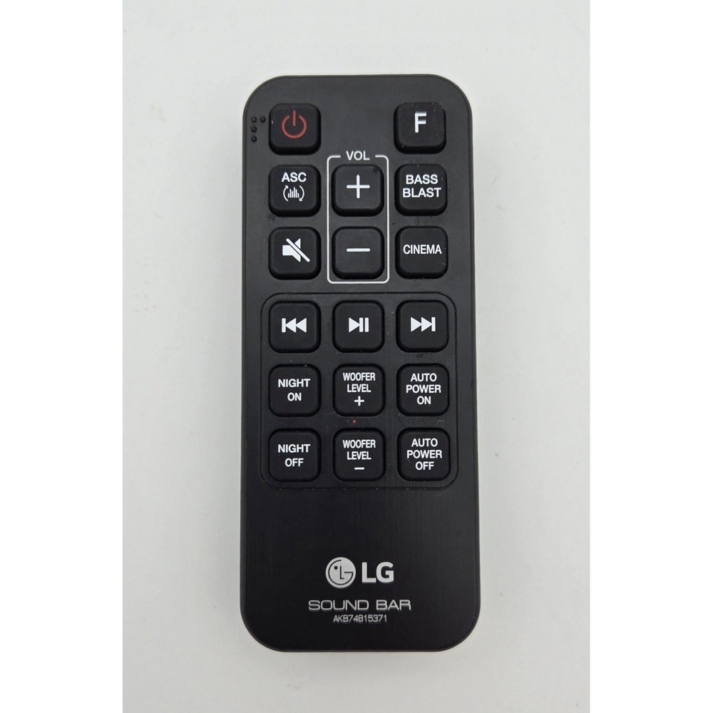 Genuine AKB75515301 Remote Control for LG Sound Bar System Replacement OEM